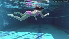 Sexy Jessica Lincoln enjoys being naked in the pool Thumb