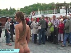 Shy Babe Martina Naked On Public Streets Thumb