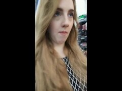 Risky Adventure into Walmart, public flashing and masturbating! Thumb