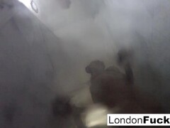 London Keyes takes a hidden camera shower Thumb