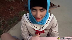 Angeline loves her hijab even while fucked she is not removing it Thumb