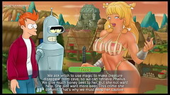 Futurama Lust in Space 03 - Fry &amp_ Bender Found Two Super Hot Busty Amazon - Futurama Parody Porn Thumb
