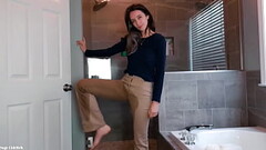 Absolutely Soaking My SOLD Khaki Pants &amp_ Panties in Pee Thumb