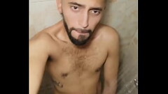 Beautiful Latino Jerking His Big Uncut Cock In The Shower Until He Cums And Eats His Own Load Thumb