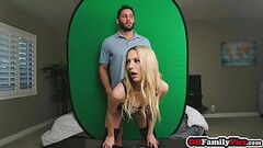 Hardcore pussy fucking with big cock step step uncle before the biggest game and hot teen Lily Larim Thumb