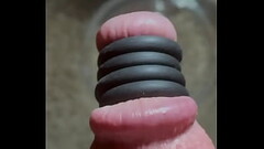 I Pump For Her. Using Cockrings to Grow my Mushroom Head for the Bottom of her Pussy Fleshlightman10 Thumb