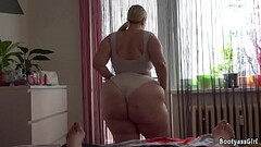 Beautiful Horny Chubby with a Big Ass Sucks and Fucks Thumb