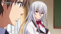 Cute blonde with big boobs tries anal [Uncensored Hentai] Thumb