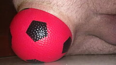 Huge 12 cm wide Inflatable Ball slowly leaving my Ass up close. Thumb