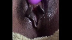 ebony vibrator orgasm contractions @3.16 Thumb