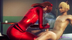Evangelion Asuka - Is Asuka Femboy ready to swallow all that cum? - Sissy Japanese Asian Manga Anime Thumb