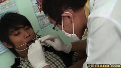 Examined Asian twink breeded in missionary by his doctor Thumb