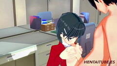 Sword Art Online - Kirito x Naoha Boobjob &amp_ Fuck in a table with crempie - Hentai 3D Thumb