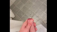 Uncut cock squirts huge load! Thumb