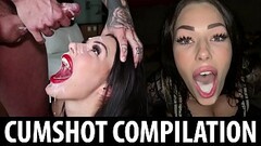 Good Sluts Don&#039_t Dodge The Cum - SHAIDEN ROGUE FACIAL &amp_ CUMSHOT COMPILATION Thumb