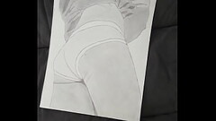 Erotic Art 1 - sketch of my sexy ass Thumb