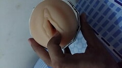Fucking my fleshlight Thumb