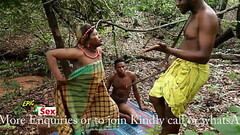 Village Outdoor Threesome - Hunter Caught me Fucking Popular Village Slut (Trailer) Thumb