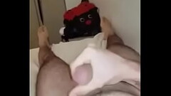 Big dick splashing cum while moaning Thumb