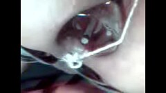 vaso de vidrio en el culo Thumb