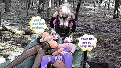 Sissy romances two blow up dolls all day part 4 cartoon slideshow double facial Thumb