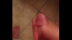Shaved cock and cum Thumb