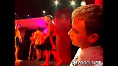 Bunch of boyz with hungry assholes having a blast at homosexual orgy Thumb