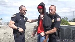 Sexy gay police men cock Apprehended Breaking and Entering Suspect Thumb