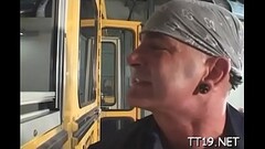 with a big butt rides teacher'_s dick with passion Thumb