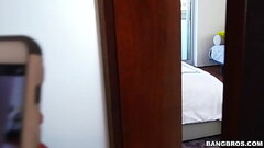 Amilian Kush sucks two cocks and gets fucked for a good orgasm Thumb