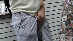 White guy finds gay lover at a glory hole Thumb